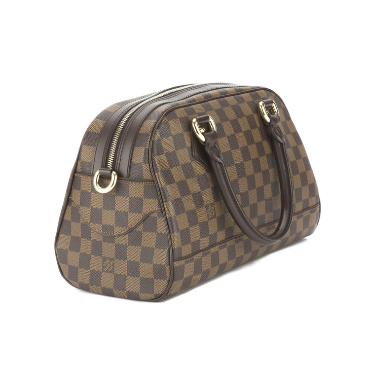 L*V Damier Ebene Duomo Boston Bag (Pre Owned)