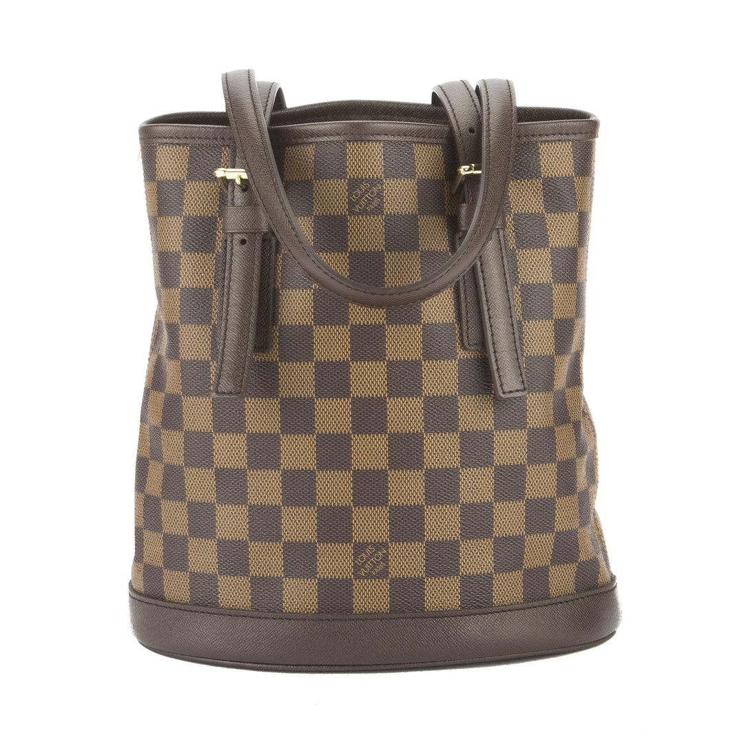 L*V Damier Ebene Marais Bucket Bag (Pre Owned)