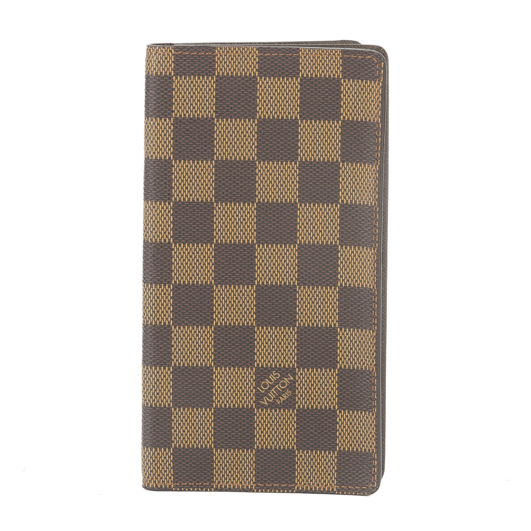 L*V Damier Ebene Bifold Long Wallet (Pre Owned)