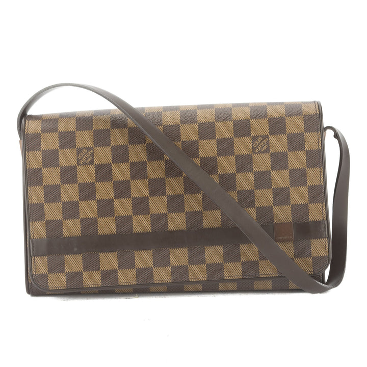 L*V Damier Ebene Tribeca Long Bag (Pre Owned)
