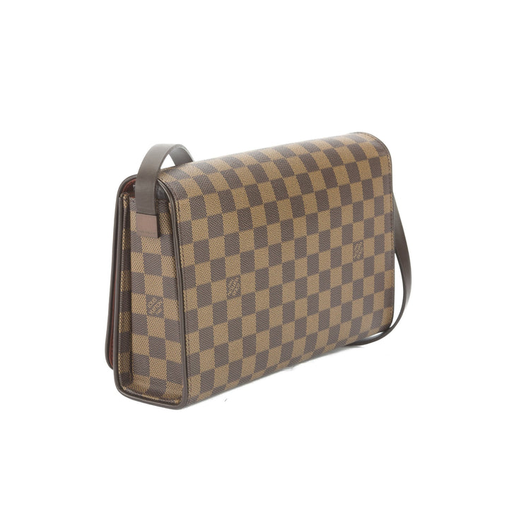 L*V Damier Ebene Tribeca Long Bag (Pre Owned)
