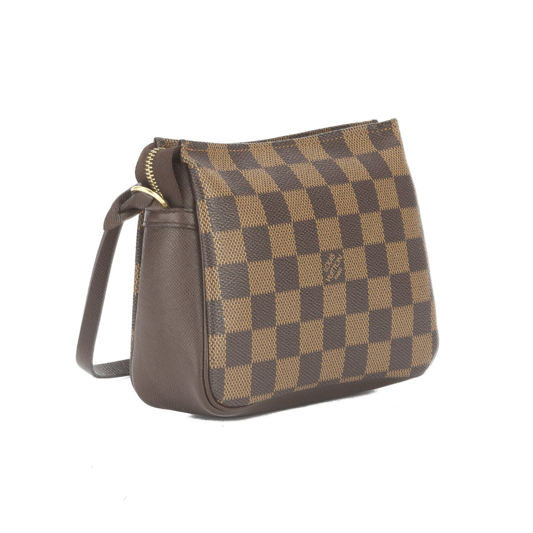 L*V Damier Ebene Trousse Cosmetic Tote Bag (Pre Owned)