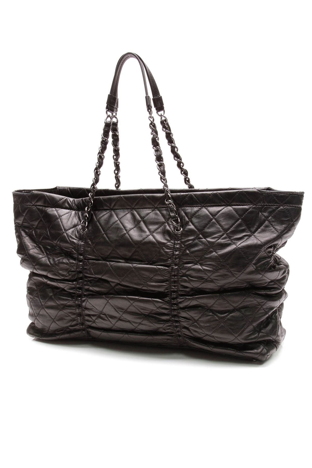 Sharpei Tote Bag - Black Lambskin