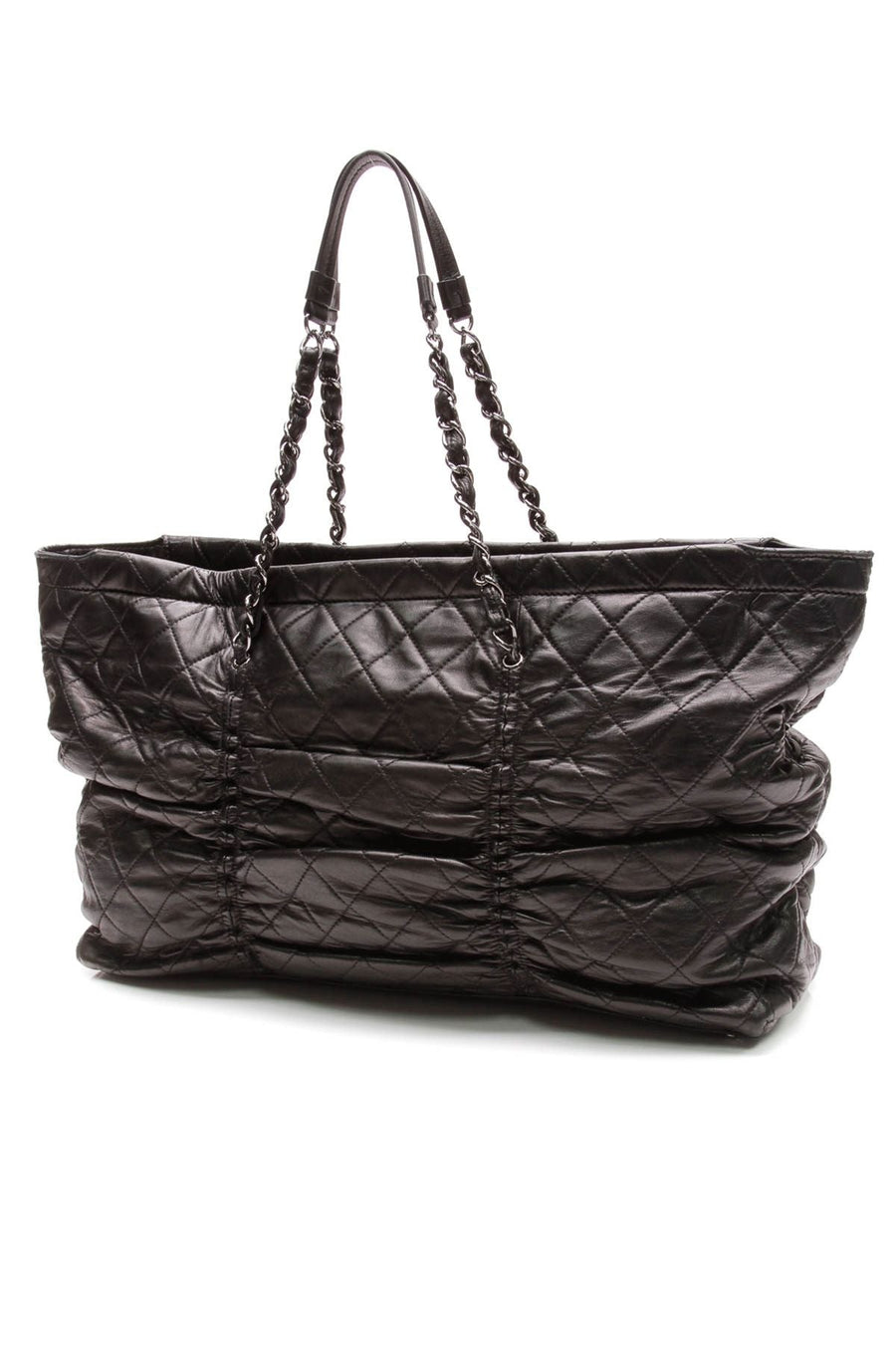 Sharpei Tote Bag - Black Lambskin