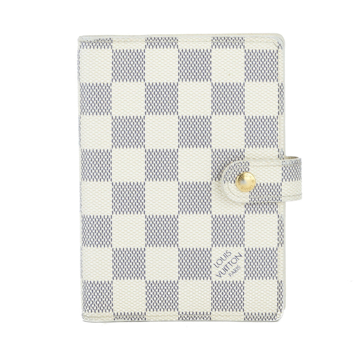 L*V Damier Azur Agenda PM Day Planner Cover (Pre Owned)