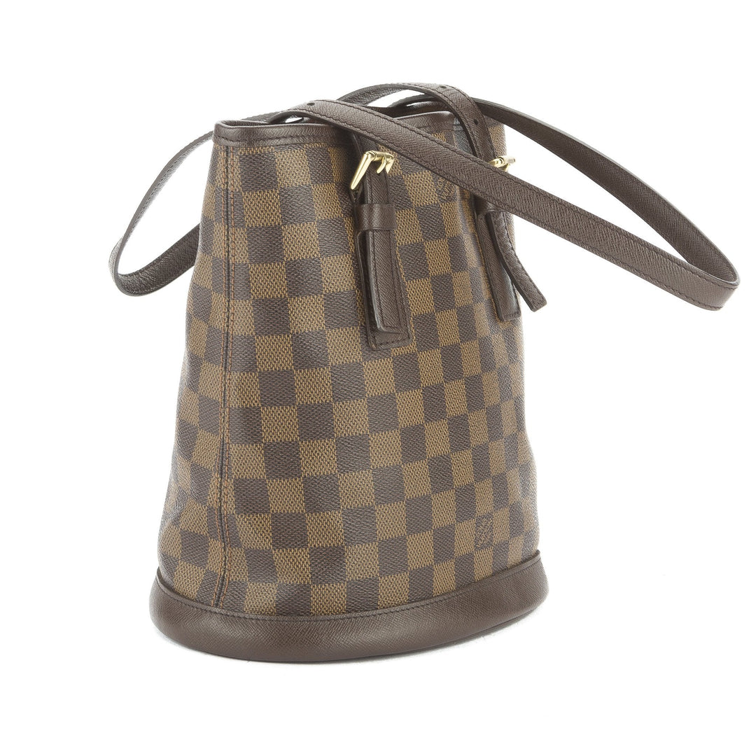 L*V Damier Ebene Marais Bucket Bag (Indistinguishable)