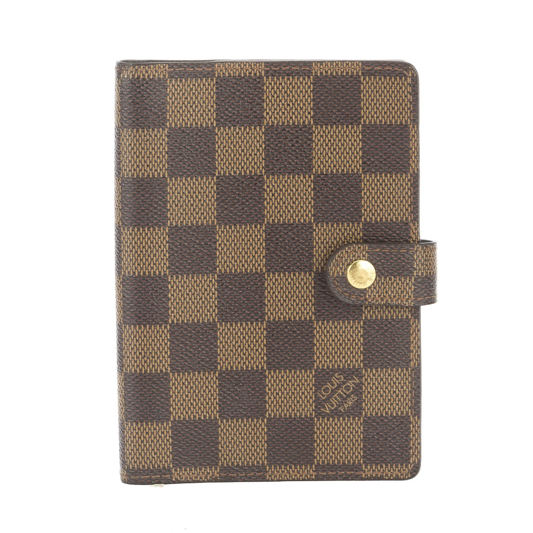 L*V Damier Ebene Agenda PM Day Planner Cover (Pre Owned)