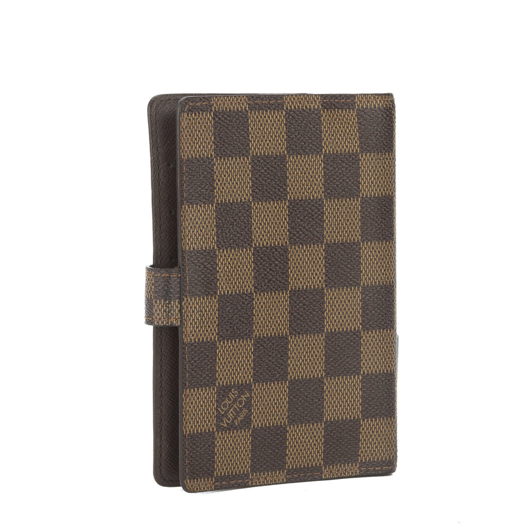 L*V Damier Ebene Agenda PM Day Planner Cover (Pre Owned)