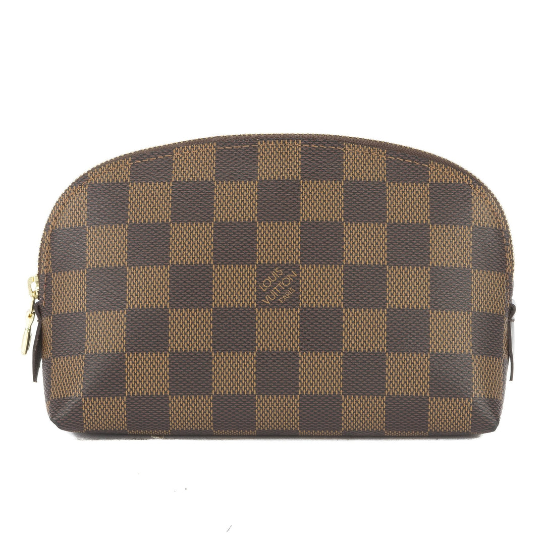 L*V Damier Ebene Cosmetic Pouch (Pre Owned)