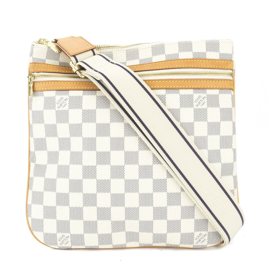 L*V Damier Azur Pochette Bosphore Shoulder Bag  (Pre Owned)