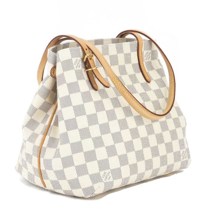 L*V Damier Azur Cabas Adventure PM Bag (Pre-Owned)