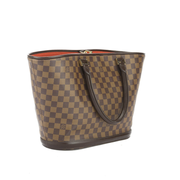 L*V Damier Ebene Manosque GM Bag (Pre Owned)