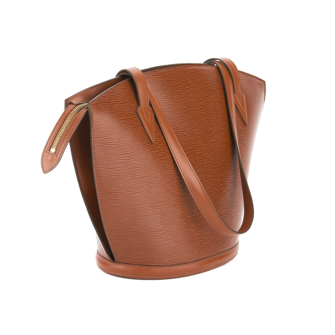 L*V Kenyan Brown Epi Saint Jacques Shopping Tote (Pre Owned)