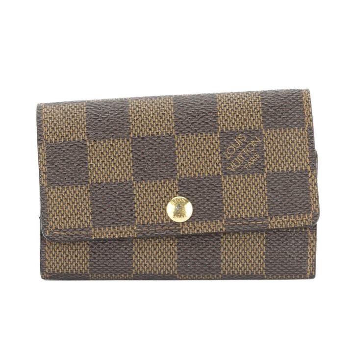 L*V Damier Ebene Multicles 6-Key Case (Pre Owned)
