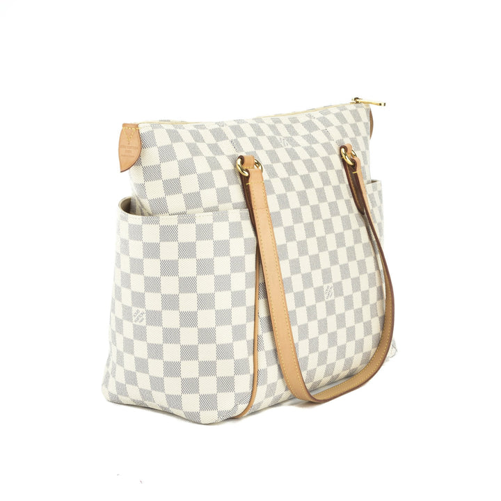 L*V Damier Azur Totally MM Bag (Pre Owned)