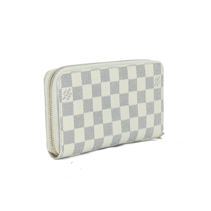L*V Damier Azur Zippy Long Wallet (Pre Owned)