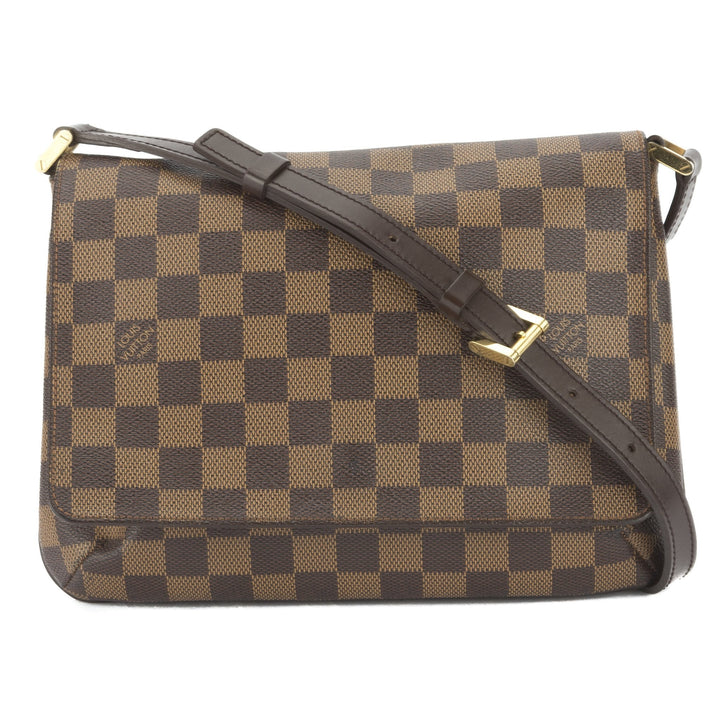 L*V Damier Ebene Musette Tango Bag (Pre Owned)