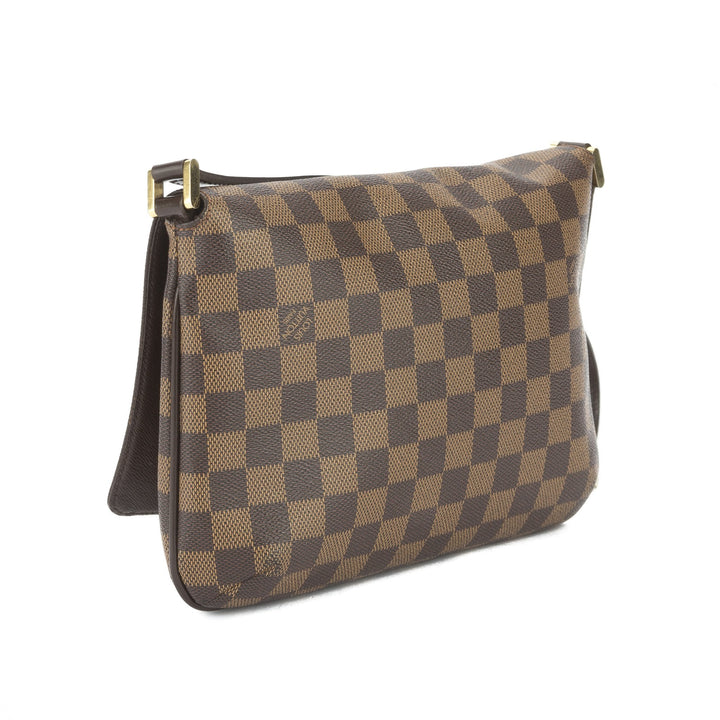L*V Damier Ebene Musette Tango Bag (Pre Owned)