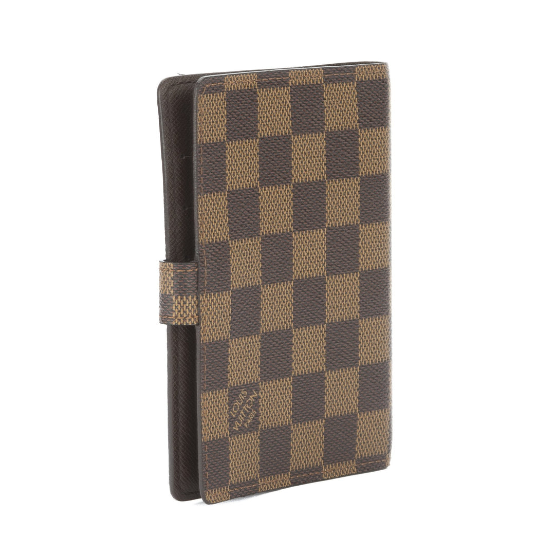 L*V Damier Ebene Agenda PM Day Planner Cover (Pre Owned)