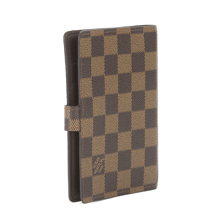 L*V Damier Ebene Agenda PM Day Planner Cover (Pre Owned)