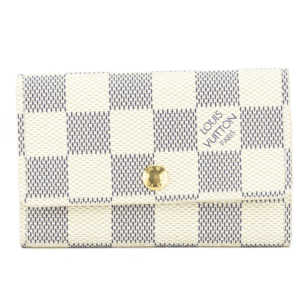 L*V Damier Azur Multicles 6-Ring Key Case (Pre Owned)
