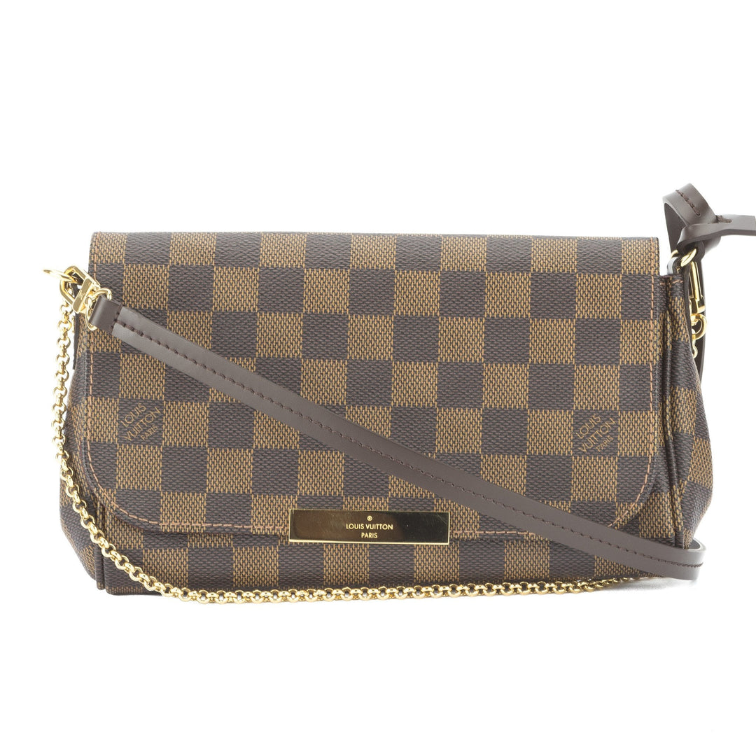 L*V Damier Ebene Favorite PM Bag (Pre Owned)
