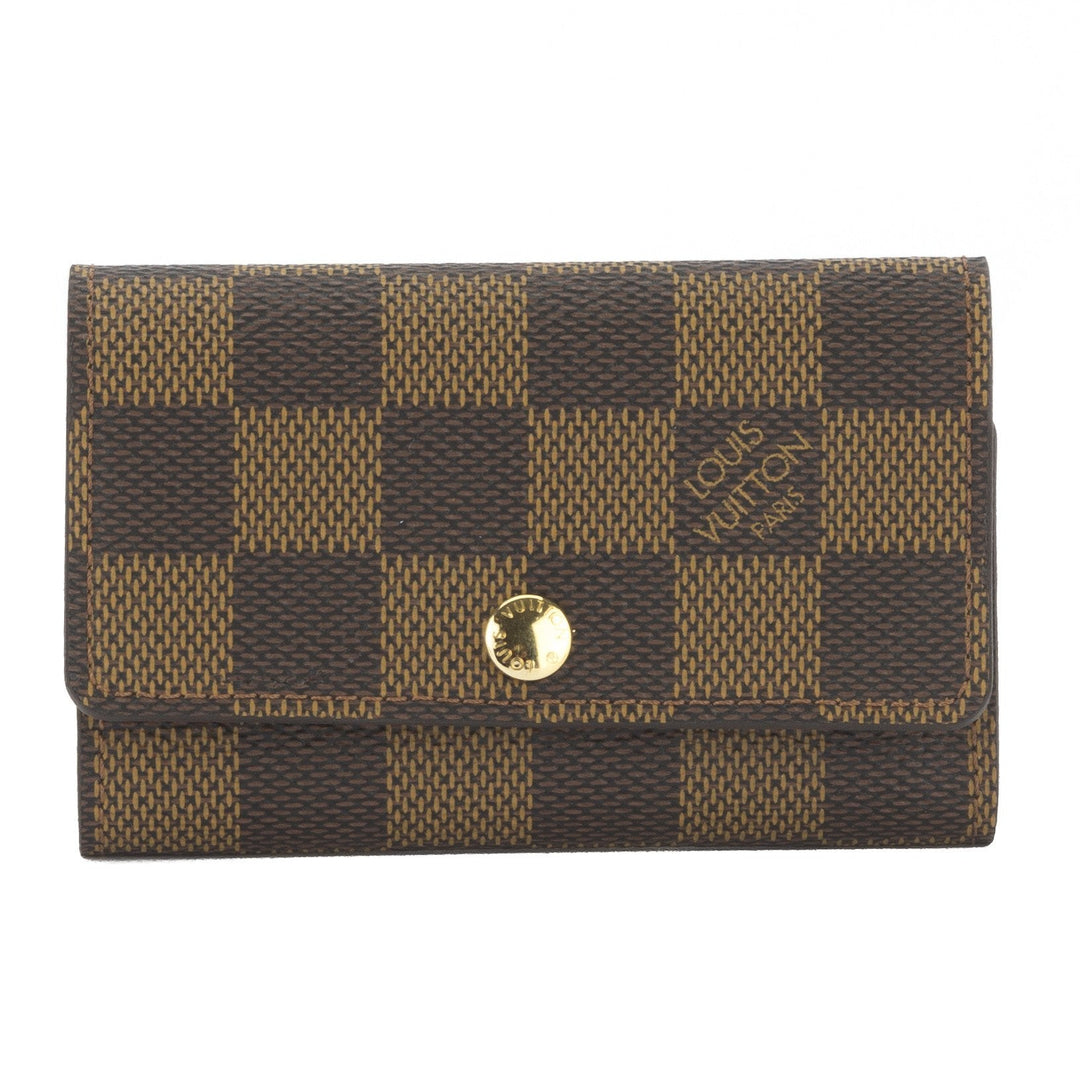L*V Damier Ebene Multicles 6-Key Case (Pre Owned)