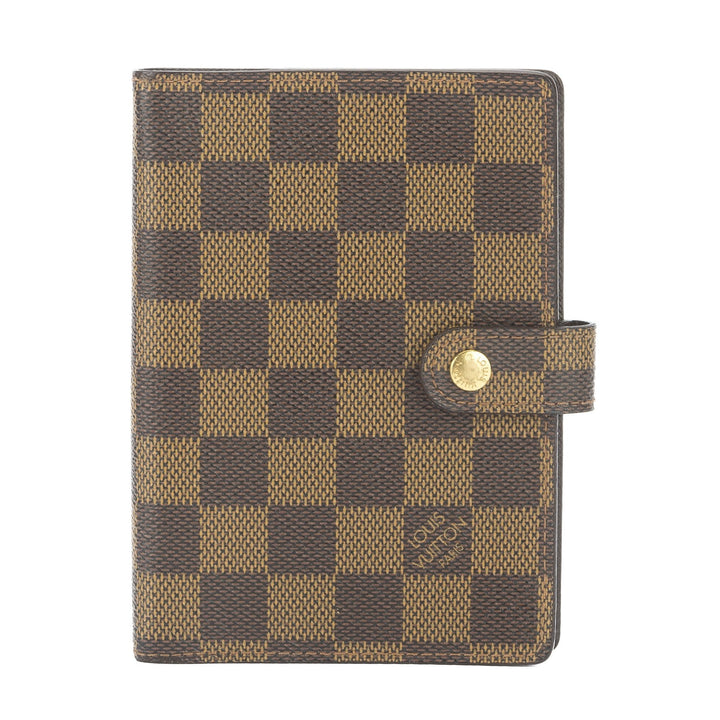 L*V Damier Ebene Agenda PM Day Planner Cover (Pre Owned)