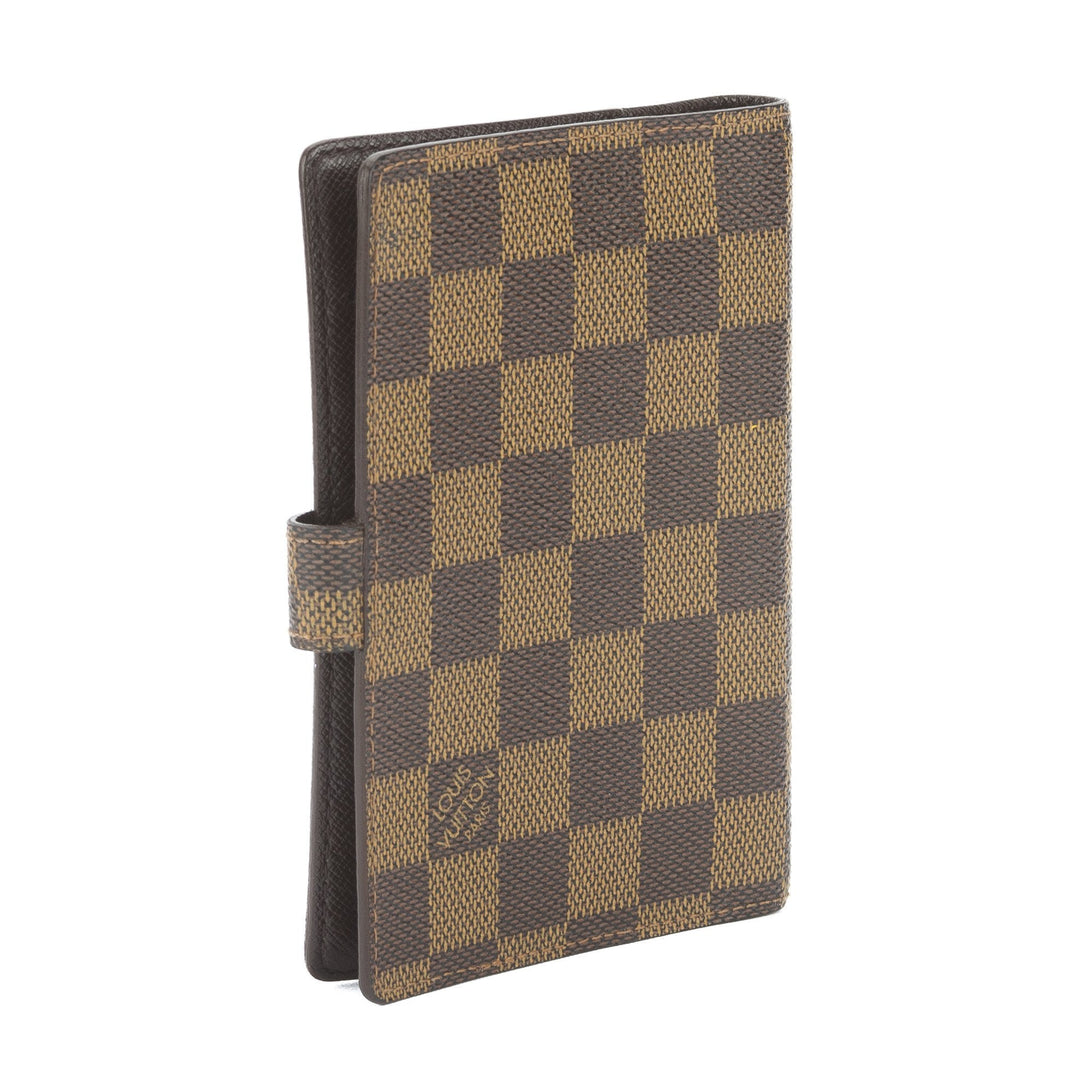 L*V Damier Ebene Agenda PM Day Planner Cover (Pre Owned)