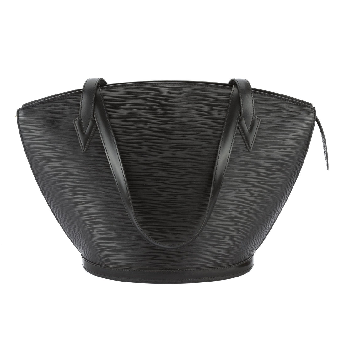 L*V Black Epi Saint Jacques Shopping Tote (Pre Owned)