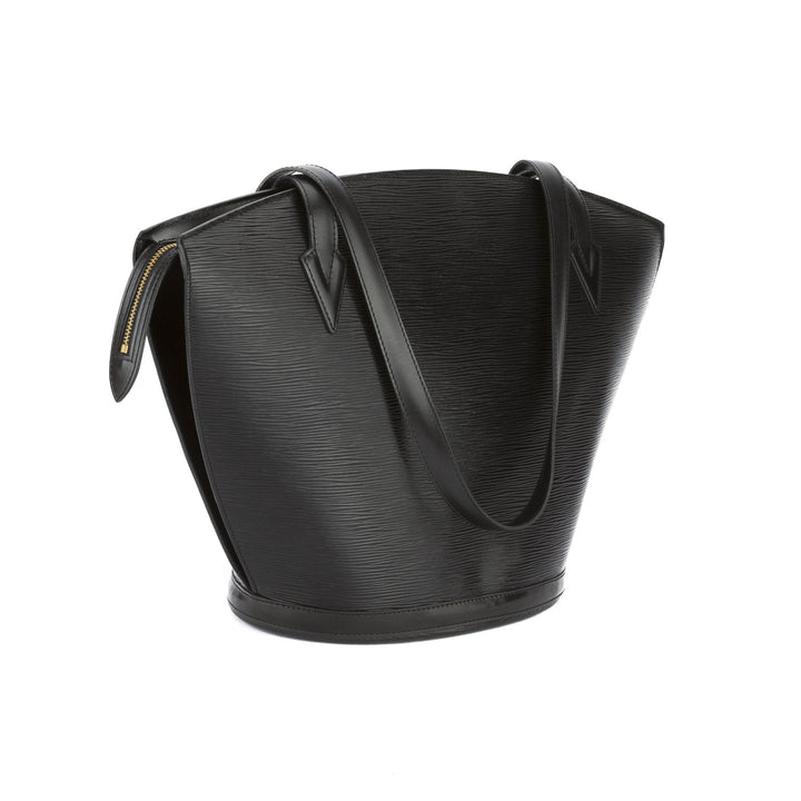 L*V Black Epi Saint Jacques Shopping Tote (Pre Owned)