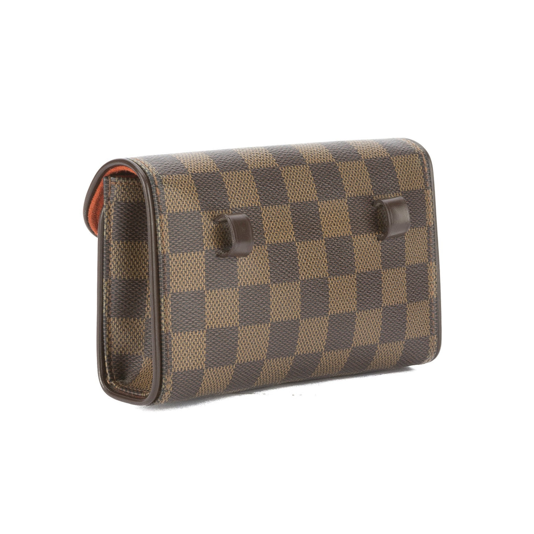 L*V Damier Ebene Florentine Pochette Bum Bag (Pre Owned)