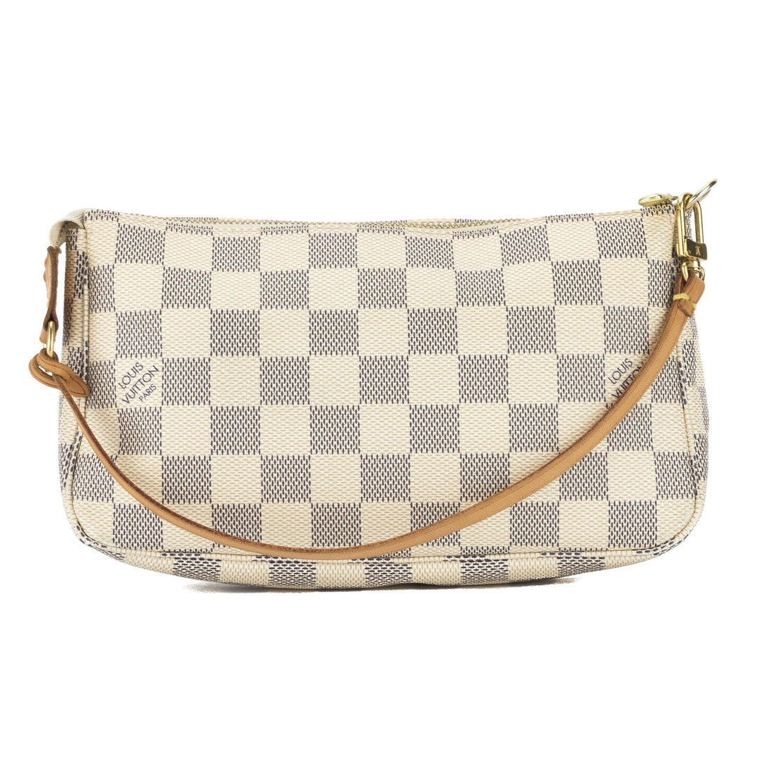 L*V Damier Azur Pochette Accessoires Bag (Pre Owned)