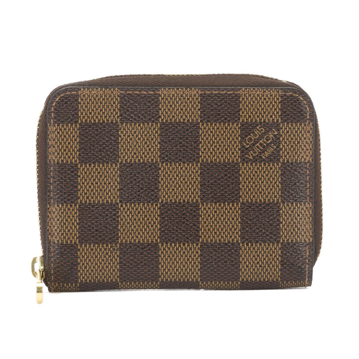 L*V Damier Ebene Zippy Coin Purse (Pre Owned)