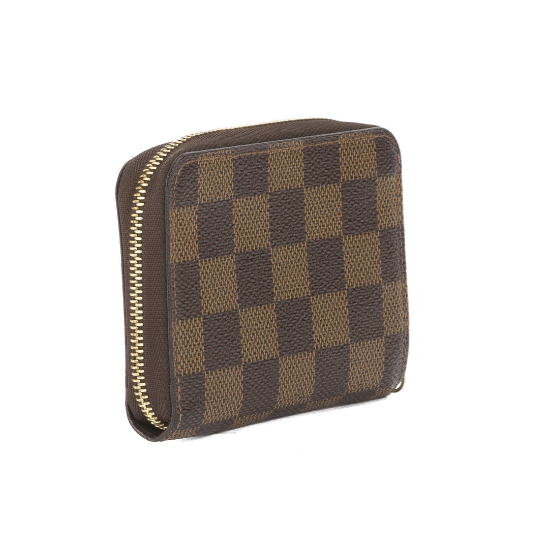 L*V Damier Ebene Zippy Coin Purse (Pre Owned)