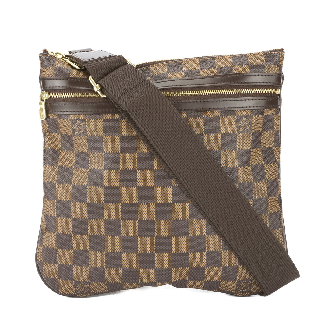 L*V Damier Ebene Pochette Bosphore Shoulder Bag  (Pre Owned)