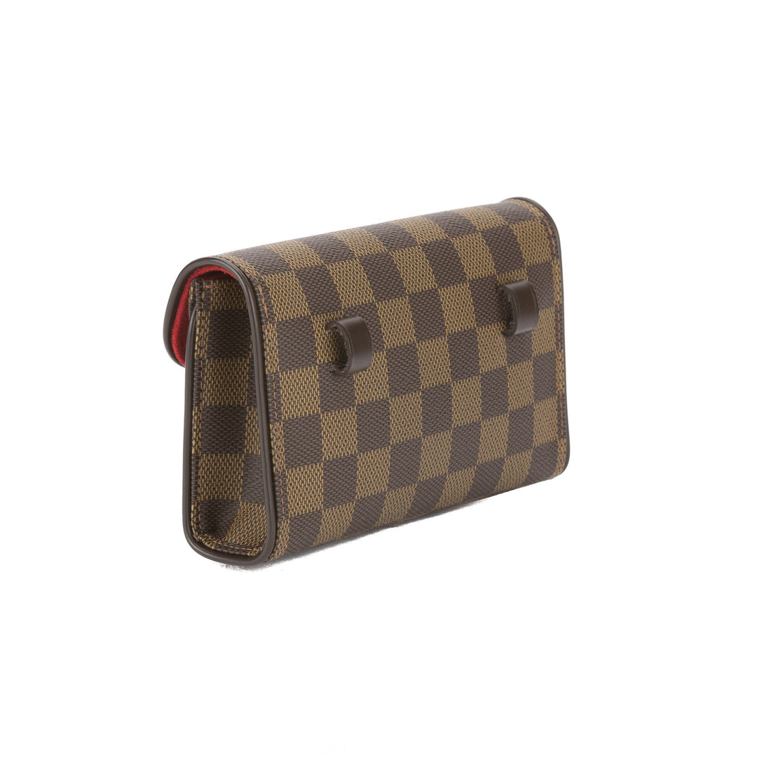 L*V Damier Ebene Florentine Pochette Bum Bag (Pre Owned)