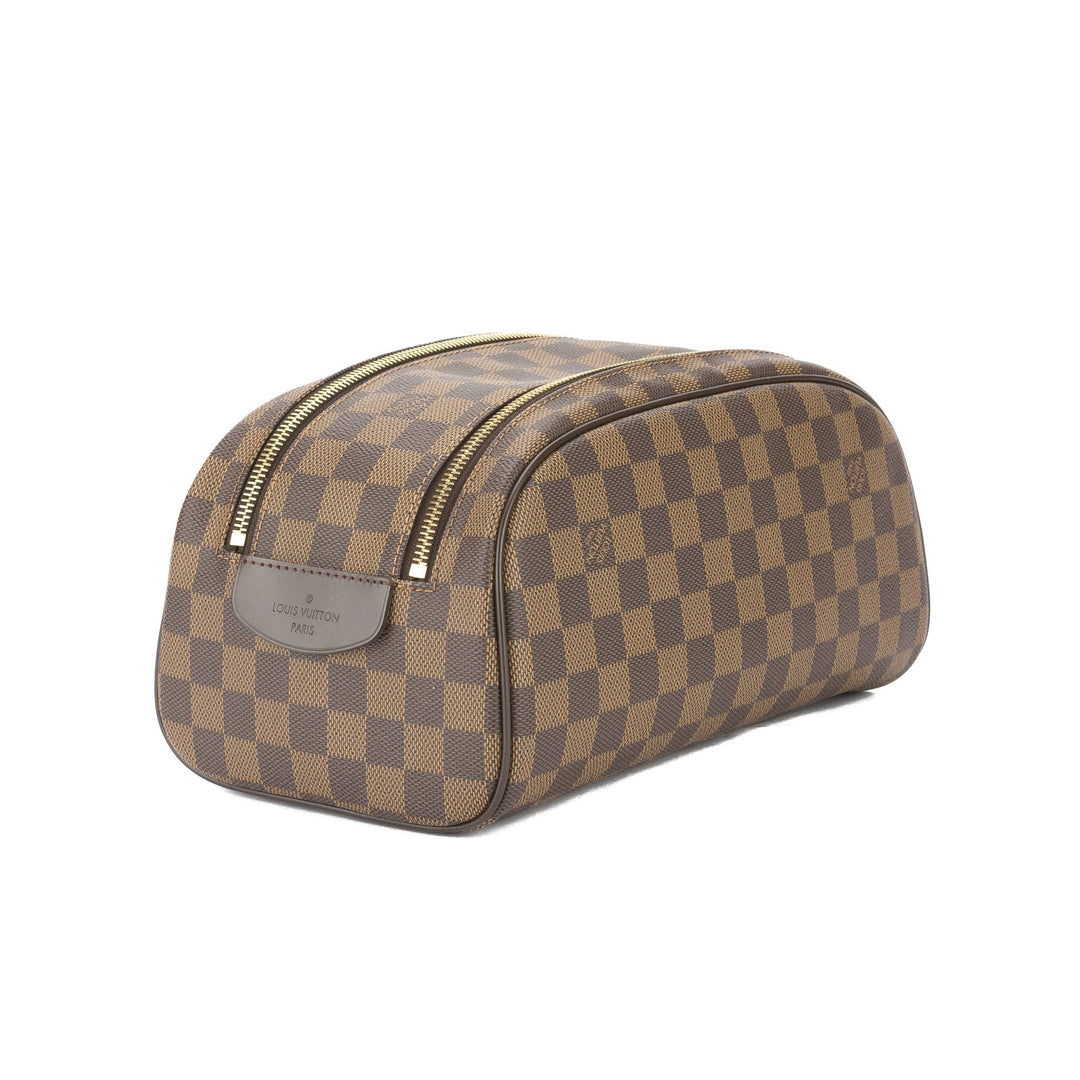 L*V Damier Ebene King Size Toiletry Bag (Pre Owned)