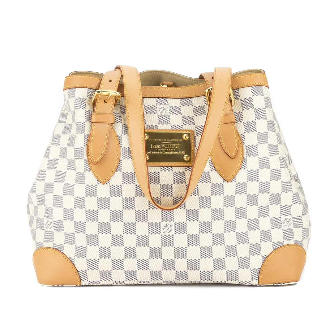 L*V Damier Azur Hampstead MM Bag (Pre Owned)