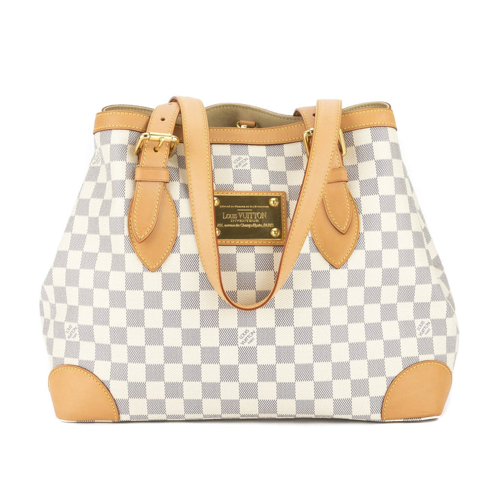 L*V Damier Azur Hampstead MM Bag (Pre Owned)