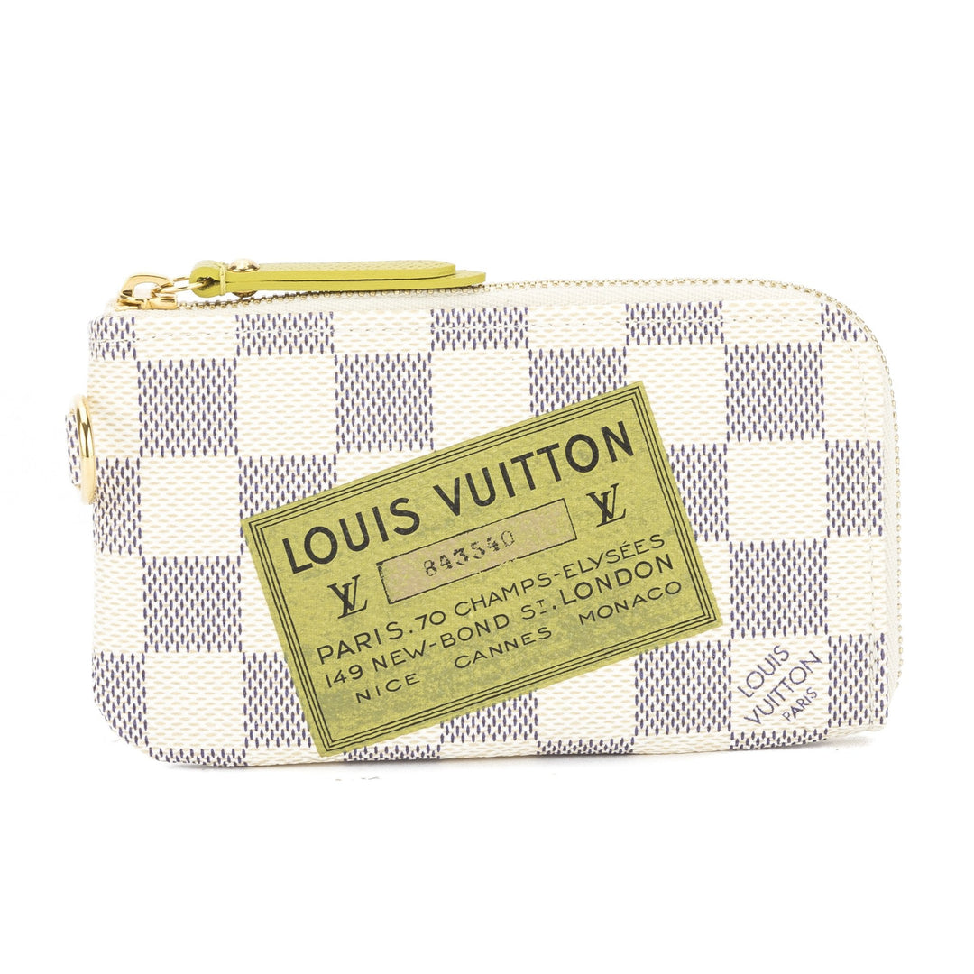 L*V Damier Azur Complice Pochette Cles Key and Coin Holder (Pre Owned)
