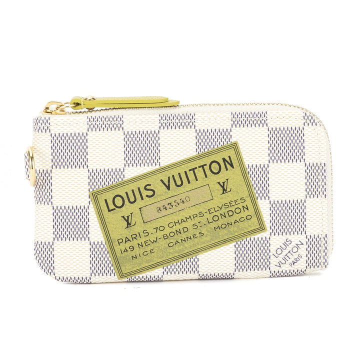 L*V Damier Azur Complice Pochette Cles Key and Coin Holder (Pre Owned)