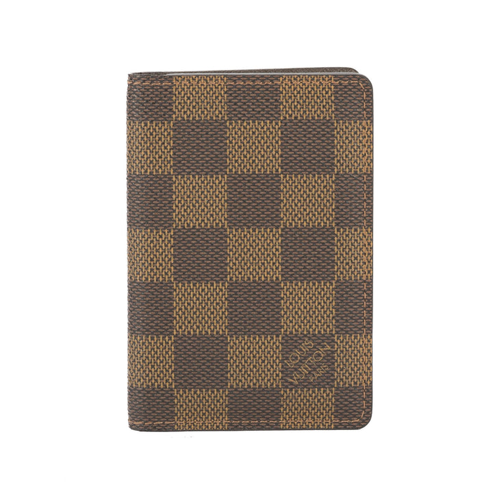 L*V Damier Ebene Organizer de Poche Card Case (Pre Owned)