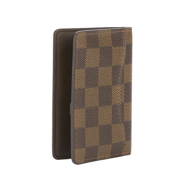 L*V Damier Ebene Organizer de Poche Card Case (Pre Owned)