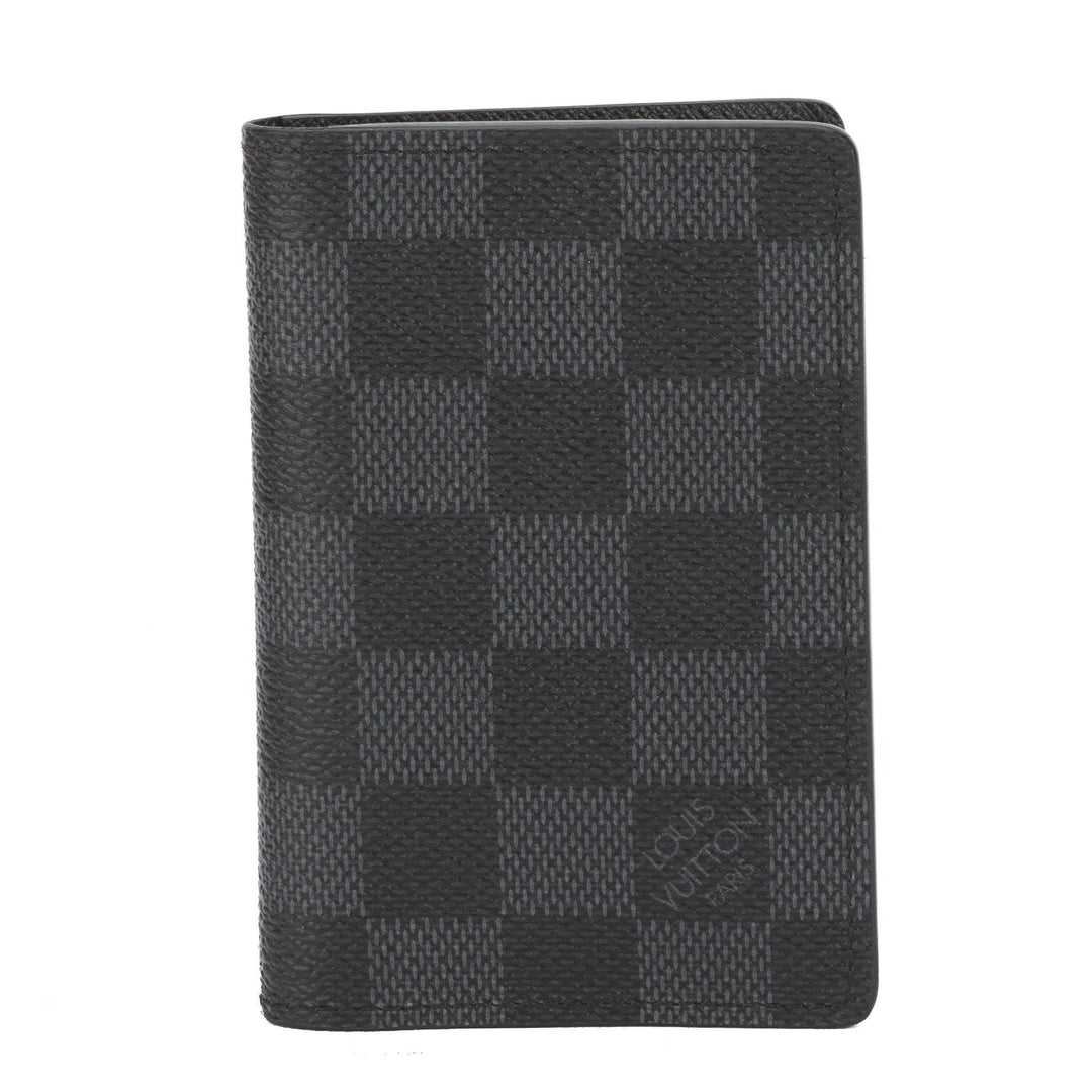 L*V Damier Graphite Organizer de Poche Card Case (Pre Owned)