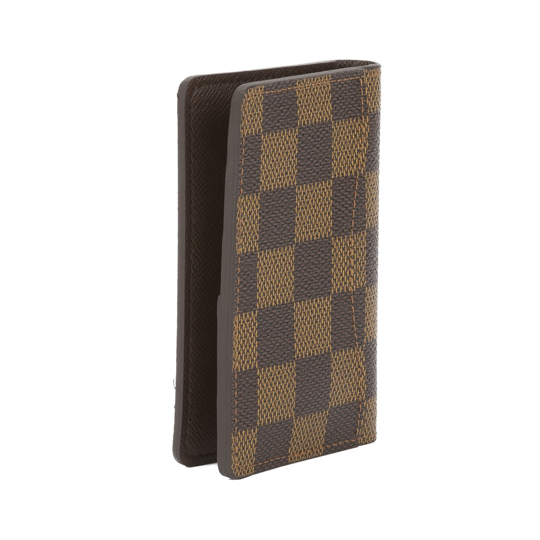 L*V Damier Ebene Organizer de Poche Card Case (Pre Owned)