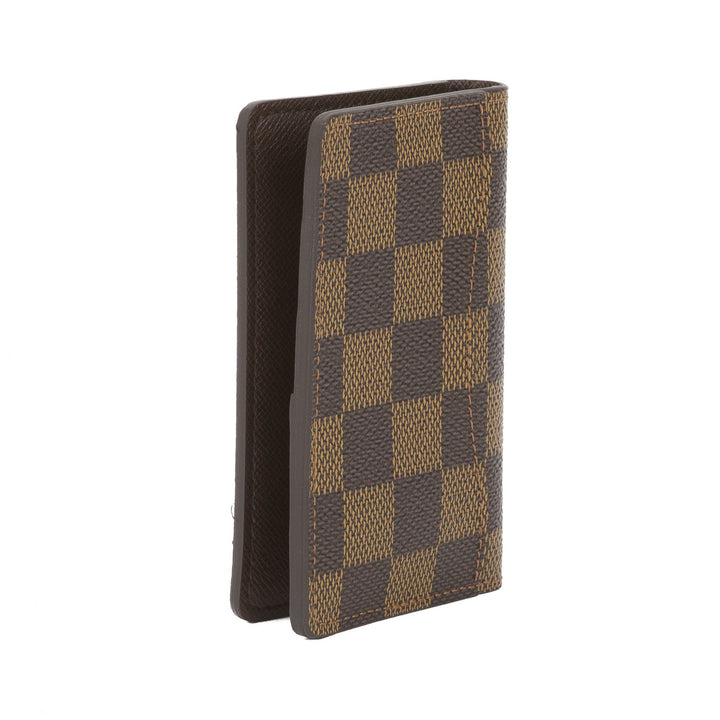 L*V Damier Ebene Organizer de Poche Card Case (Pre Owned)