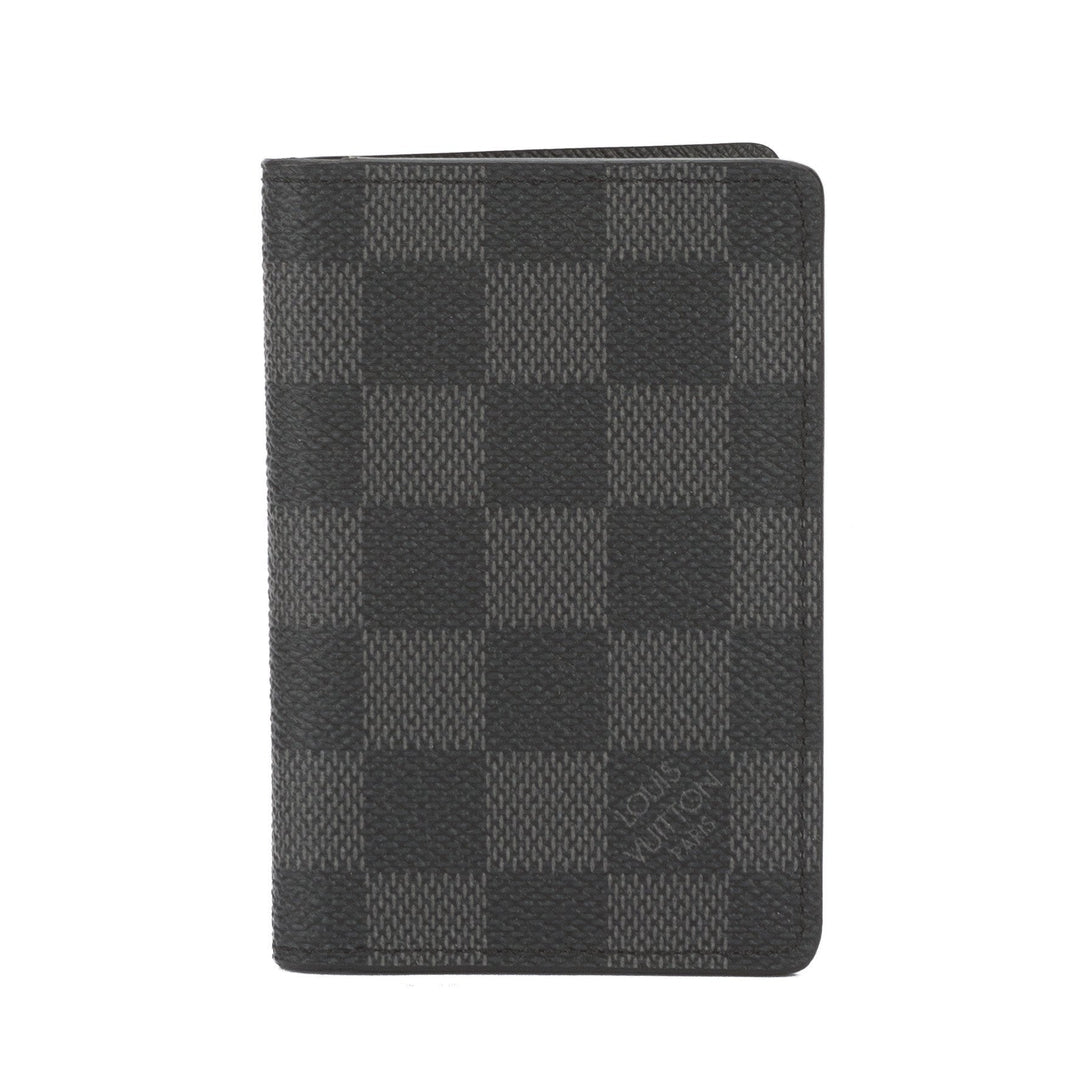 L*V Damier Graphite Organizer de Poche Card Case (Pre Owned)