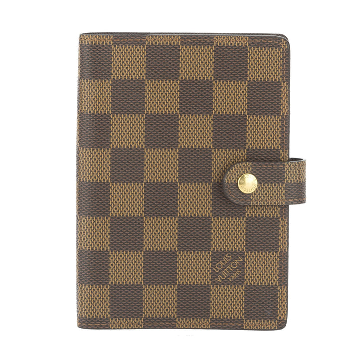 L*V Damier Ebene Agenda PM Day Planner Cover (Pre Owned)