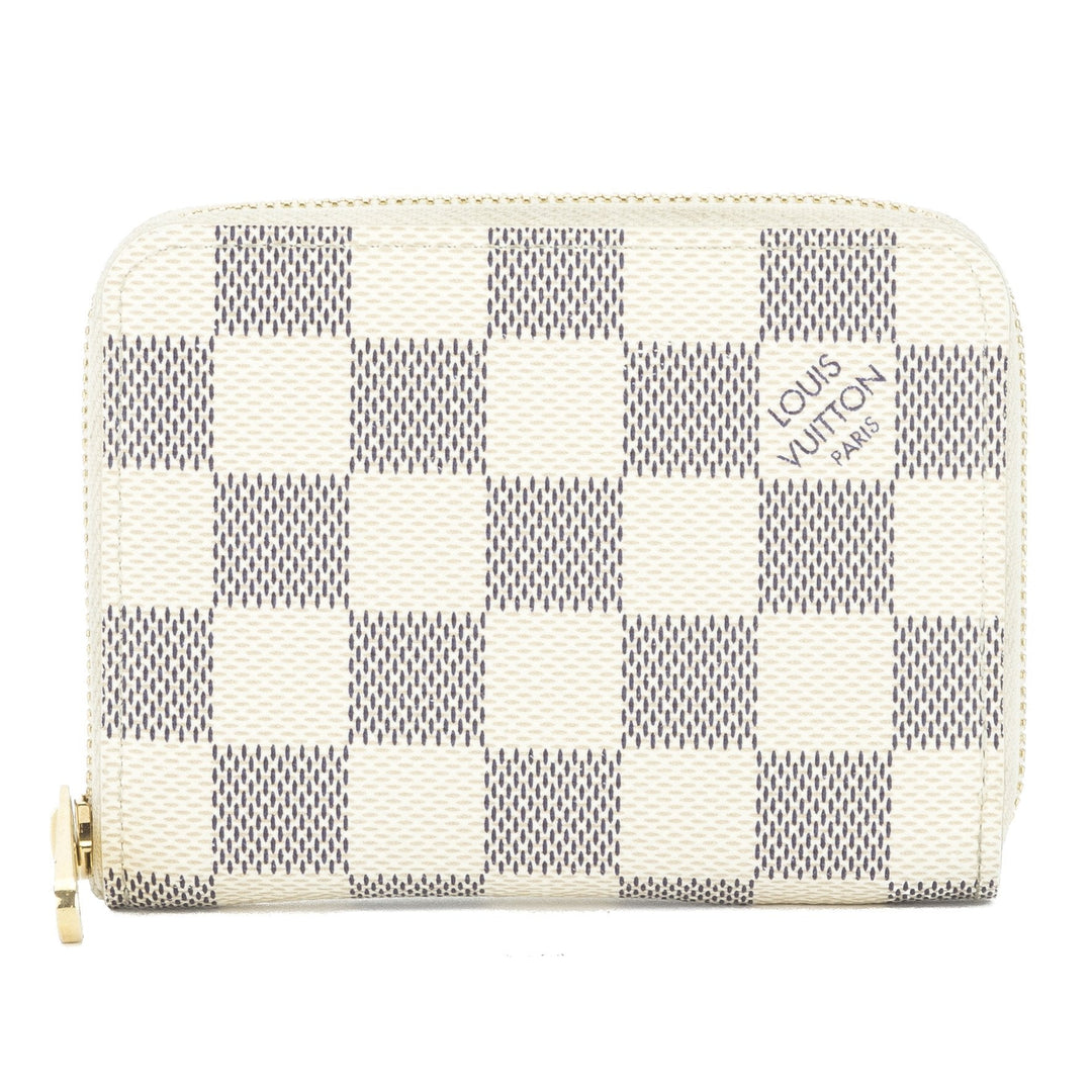 L*V Damier Azur Zippy Coin Purse (Pre Owned)
